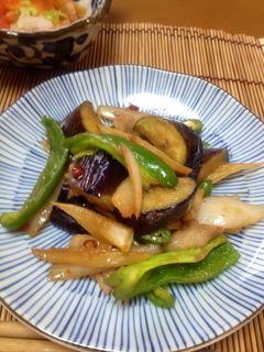 豚バラで♬茄子とピーマンの味噌炒め-レシピのメイン写真
