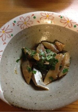 簡単おつまみ「鯵ポン」☆鯵のポン酢マリネ-レシピのメイン写真