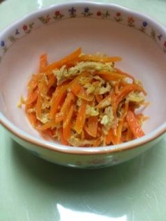 我が家の人参シリシリ-レシピのメイン写真