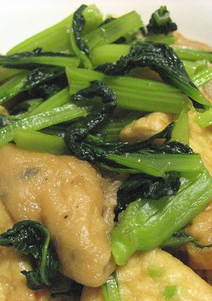 小松菜とおでんダネの麺つゆ煮-レシピのメイン写真