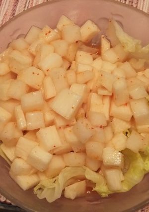 ナガイモと大根でカクテキ-レシピのメイン写真
