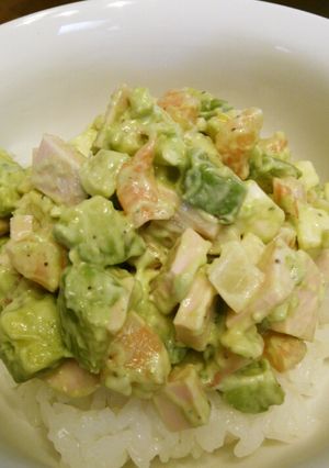 洋風アボカ丼-レシピのメイン写真
