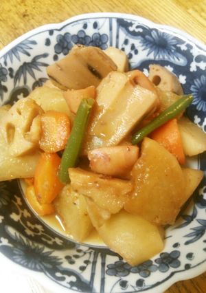 大根とレンコンの煮物-レシピのメイン写真
