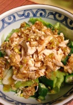 鶏ささみの中華風サラダ-レシピのメイン写真