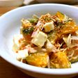 まるごとレンコンかぼちゃのごまドレサラダ