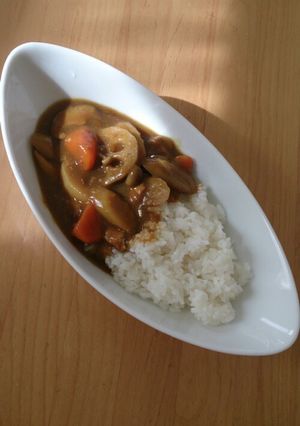和風☆ゴロゴロ根菜ときのこの秋カレー♪-レシピのメイン写真