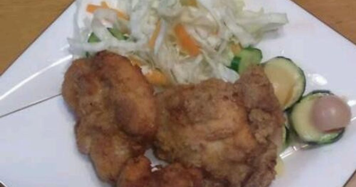 から揚げ White dashi fried chicken] Finished with deep-fried! Easy