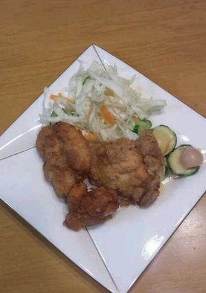 簡単！我が家のレッドホットチキン風唐揚げ-レシピのメイン写真
