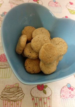 米ぬかクッキー(卵、牛乳、小麦抜き)-レシピのメイン写真