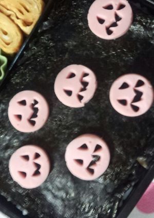 魚にソでおばけ☆ハロウィン弁当☆-レシピのメイン写真