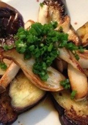 茄子とエリンギのバタポン-レシピのメイン写真