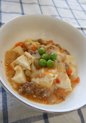 ピリ辛が美味しい！麻婆豆腐-レシピのメイン写真