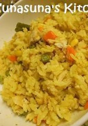 ツナの炊き込みごはん(カレー風味)-レシピのメイン写真