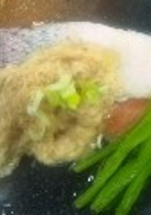 料亭風サーモンゆばあんかけ-レシピのメイン写真