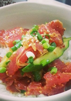 マグロのピリ辛和え-レシピのメイン写真