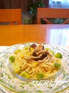 アボカドとツナときのこの冷製パスタ~♪♪-レシピのメイン写真
