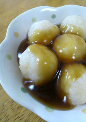 豆腐だけ！ヘルシーみたらし団子∬･｡+-レシピのメイン写真