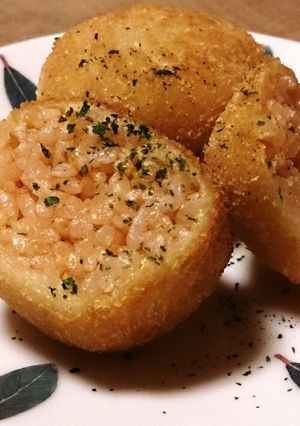☆カリカリ衣のチキンライスボール☆-レシピのメイン写真
