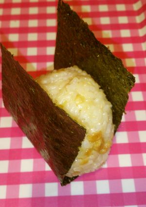 天むす風味のおにぎり（わさび）-レシピのメイン写真