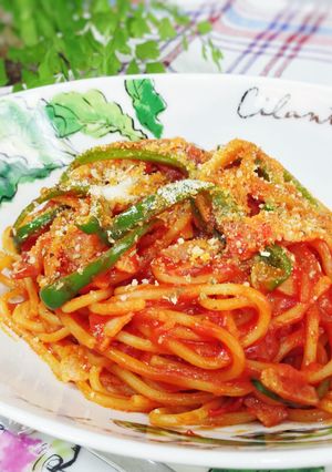 フライパンひとつで〜トマトパスタ♧-レシピのメイン写真