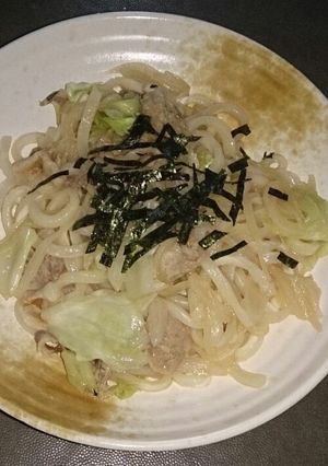 レンジでみそ焼きうどん-レシピのメイン写真