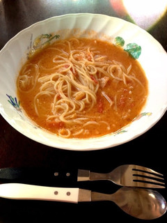 トマトのスープパスタ-レシピのメイン写真