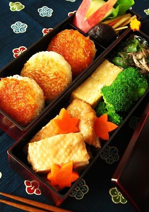 鶏肉のりんご醤油煮べんとう-レシピのメイン写真