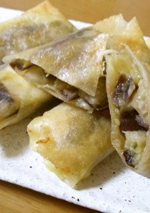 宮城旬野菜ナスの春巻きカレー風味-レシピのメイン写真