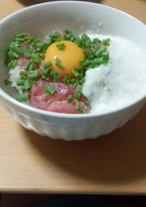 簡単激ウマネギトロロ丼！-レシピのメイン写真