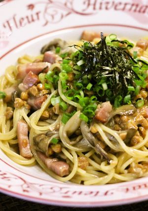 納豆スパゲッティ♪-レシピのメイン写真
