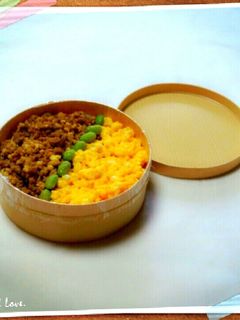 お豆腐そぼろでヘルシー三色丼♡-レシピのメイン写真