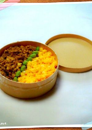 お豆腐そぼろでヘルシー三色丼♡-レシピのメイン写真