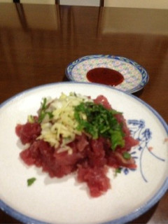カツオのたたきユッケ風-レシピのメイン写真