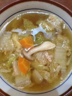 白菜とひき肉のスープ-レシピのメイン写真