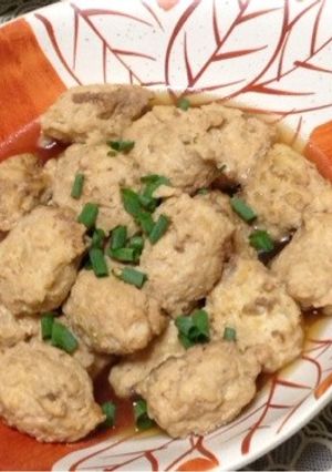 鶏団子の煮物-レシピのメイン写真