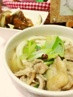 鶏南蛮うどん-レシピのメイン写真