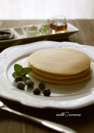 豆乳のパンケーキ～心と体☆健康に～-レシピのメイン写真
