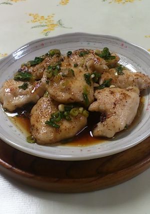 旨ッ！鶏胸肉でジューシーなネギポン-レシピのメイン写真