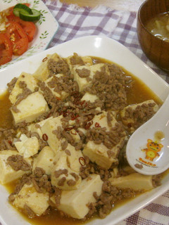 豆腐おおきめ♪麻婆豆腐-レシピのメイン写真