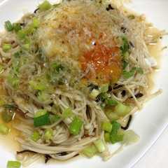 簡単ヘルシー！エノキ蕎麦-レシピのメイン写真