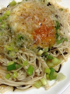 簡単ヘルシー!エノキ蕎麦-レシピのメイン写真