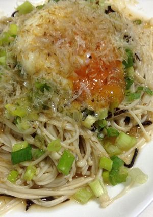 簡単ヘルシー！エノキ蕎麦-レシピのメイン写真