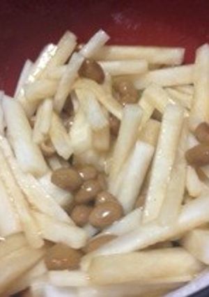 朝ご飯にも！つまみにも‼︎納豆大根-レシピのメイン写真