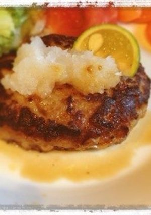 大葉にんにく醤油で簡単おろしそハンバーグ-レシピのメイン写真