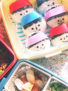 運動会に!ハチマキくんおにぎり弁当-レシピのメイン写真