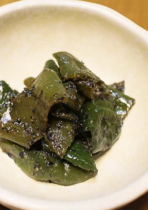 焼きピーマンの中華風ごまあえ-レシピのメイン写真