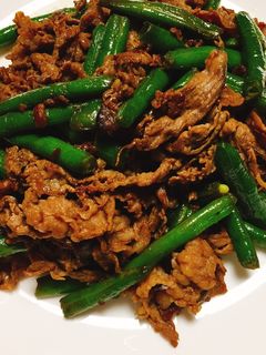 牛肉とインゲンの醤油炒め-レシピのメイン写真