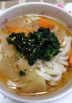 美味しいだし汁のうどん☆離乳食-レシピのメイン写真