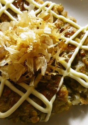ふんわり★緑豆お好み焼き-レシピのメイン写真