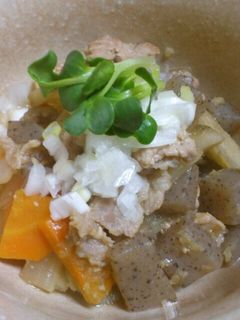 簡単♪豚肉の味噌煮込み-レシピのメイン写真